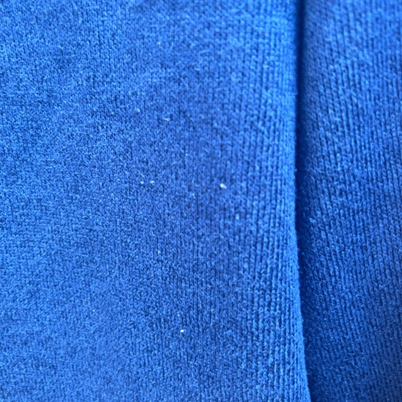 Vineyard Vines 1/4 Snap Navy Blue Sweater Womens XL Quilted Knit Diagonal Snap - Picture 4 of 5